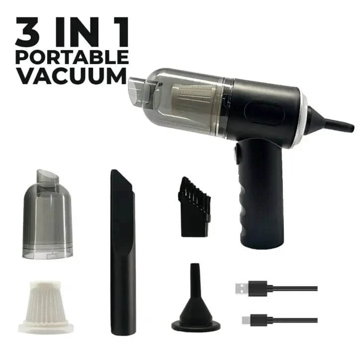 Imported Cordless 3-in-1 Rechargeable Vacuum Cleaner and Blower - Cleans up every corner of your Home and Car - Image 5