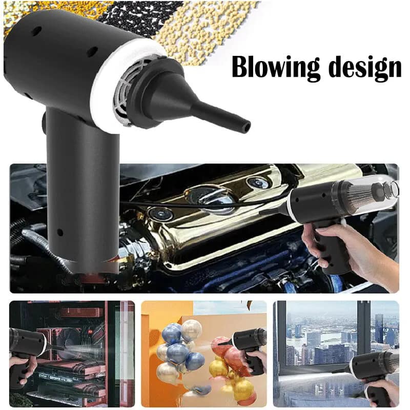 Imported Cordless 3-in-1 Rechargeable Vacuum Cleaner and Blower - Cleans up every corner of your Home and Car - Image 7