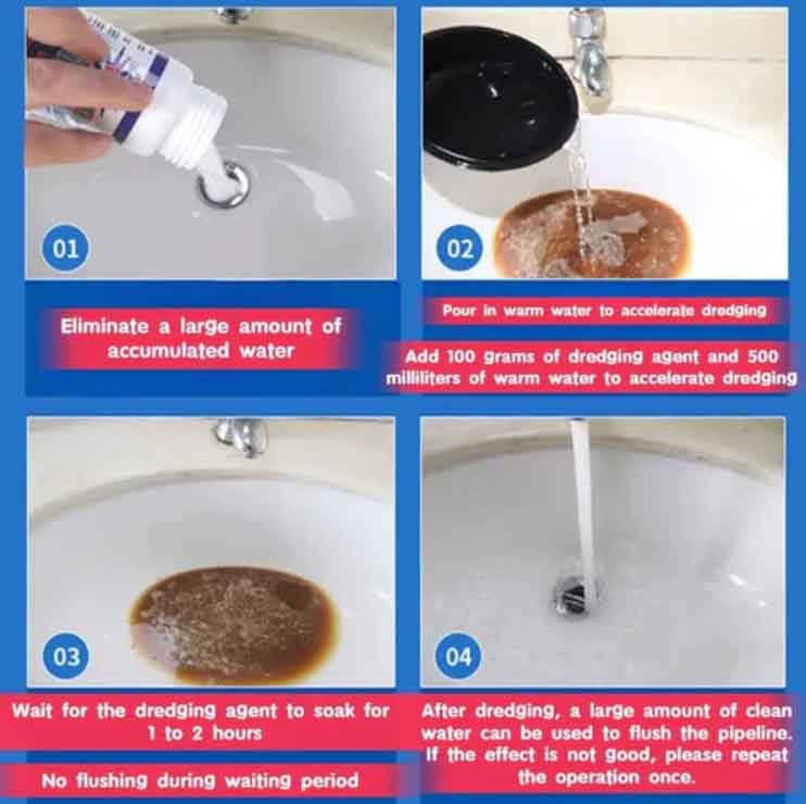 BUY 1 GET 1 FREE Pipeline Drain & Sink Cleaner with Premium Deep Cleaning Powder Formula - Image 5