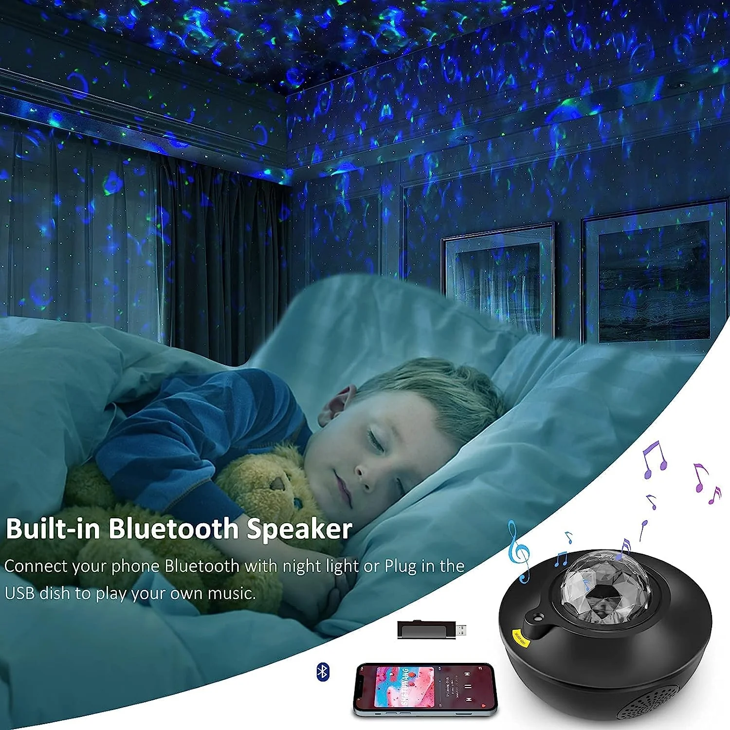 Imported High Quality Galaxy Lamps Moon Star Trendy & Luxurious Projector Rs 5999 - Image 4