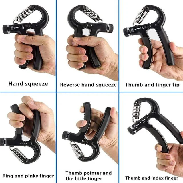 Imported R-Shape Adjustable Countable Hand Grip Strength Exercise Gripper Rs 899 | darvaza.pk - Image 2