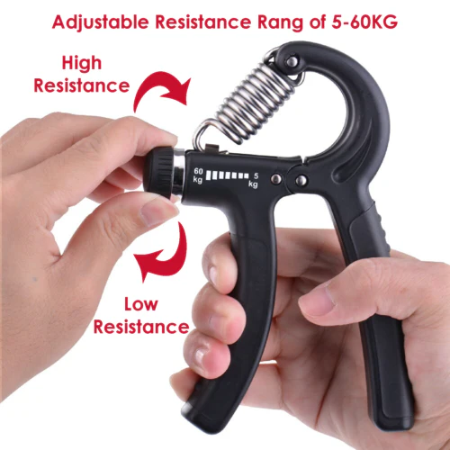 Imported R-Shape Adjustable Countable Hand Grip Strength Exercise Gripper Rs 899 | darvaza.pk - Image 3