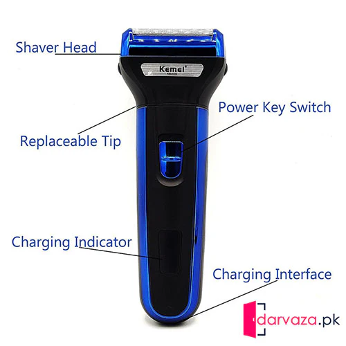 kemei 3 in 1 Multi Functional Trimmer Rechargeable Shaver - Image 5