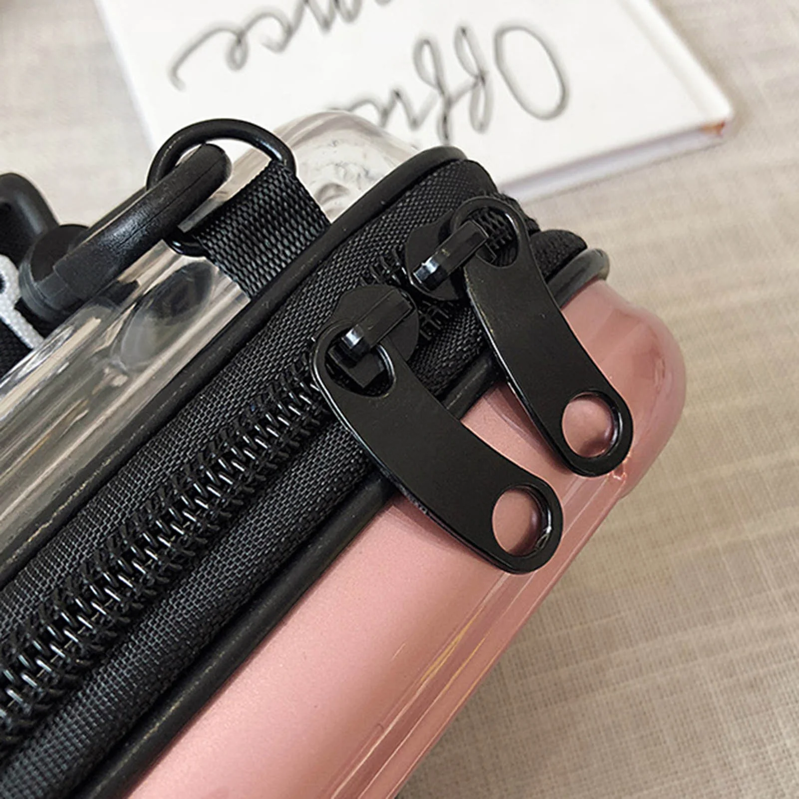 Luxury Hard Suitcase Shape Tote Handbag for Women - Image 3