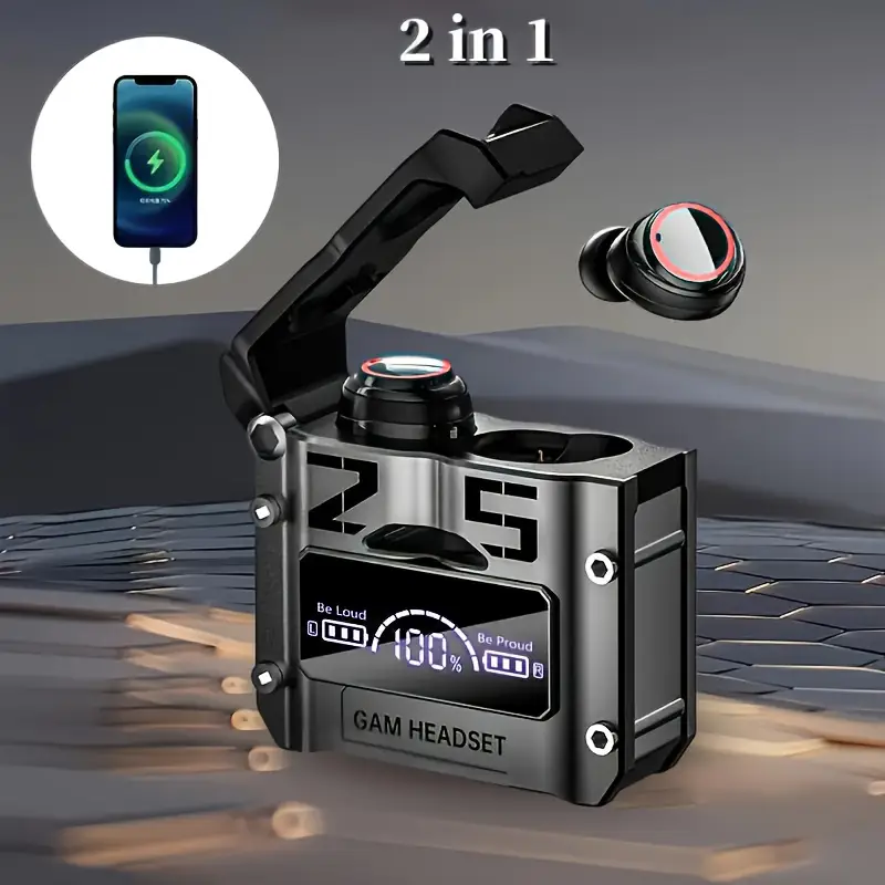 M25 TWS True Wireless Bluetooth Earbuds with LED Battery Display - Image 4