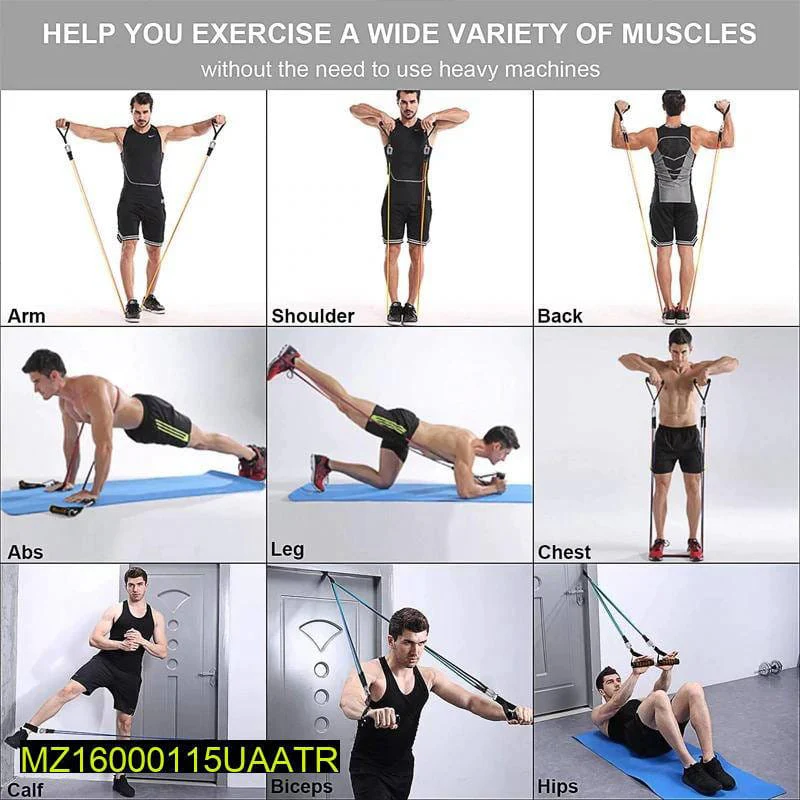 Mega Sale Offer - Imported 11PCS Power Exercise Resistance Fitness Band Rs 1499 - Image 3