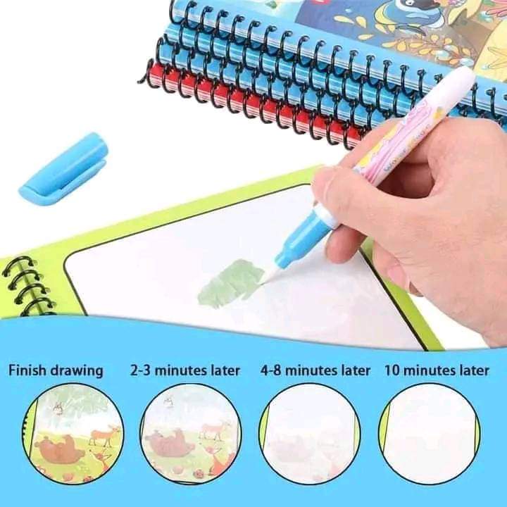 Mega Sale Offer -Magic Water Colouring and Drawing Reusable Book - Image 3