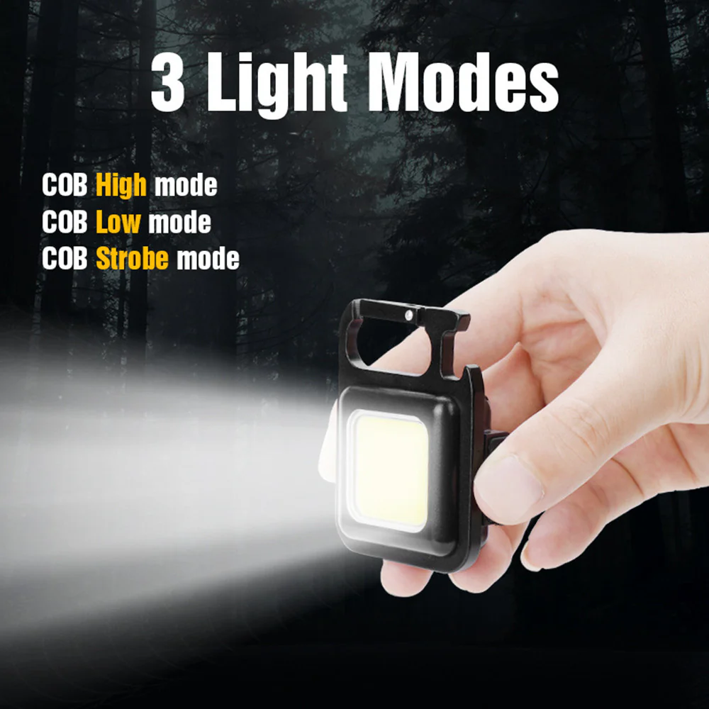 Mega Sale Offer - Powerful Rechargeable COB Keychain Flashlight Rs 799 - Image 6