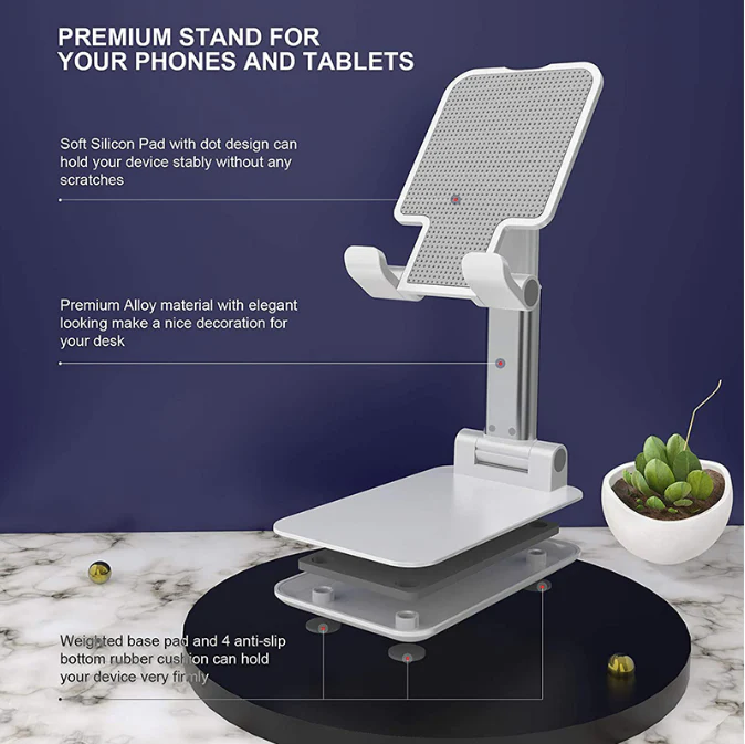 Mobile & Tablet Holder Adjustable & Foldable - Image 4