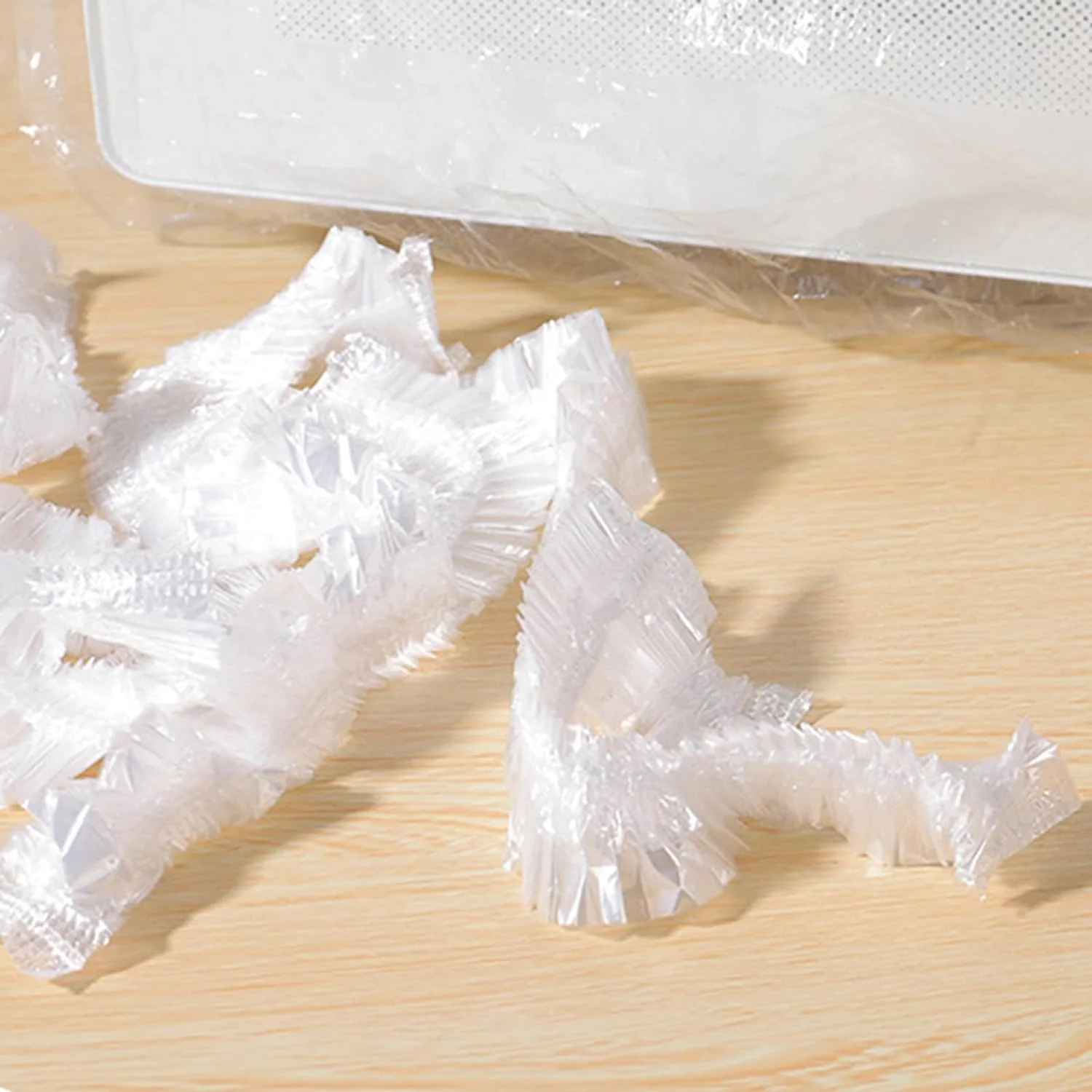 Pack of 10Pcs 120CM Furniture Plastic Cover Dust-proof Disposable For Electric Cooker Oven Electric Fan &amp; Dinning Tables and is Stretchable - Image 2