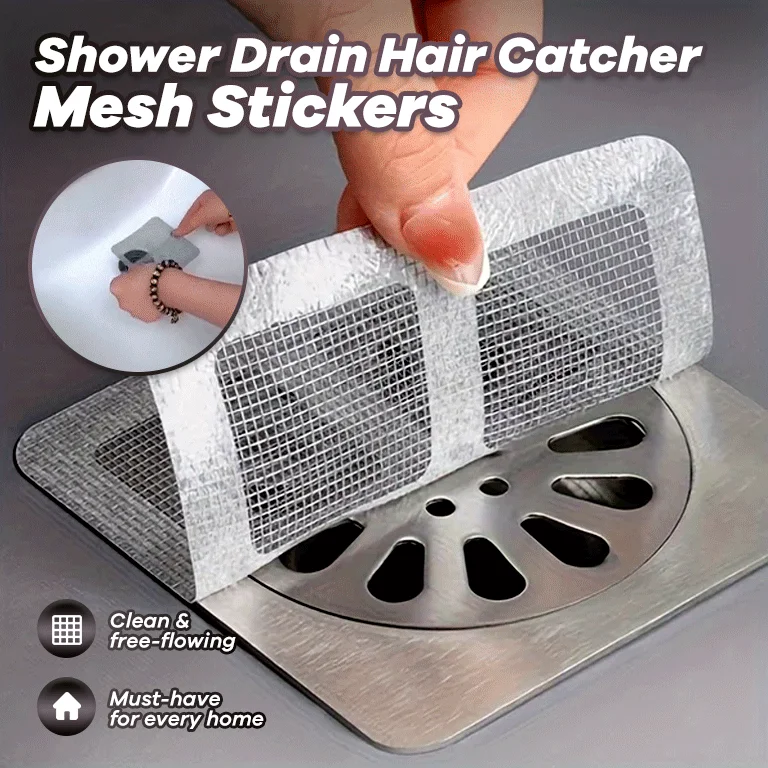(Pack of 15) Multifunctional Disposable Self Adhesive Floor Drain Sticker Patch For Kitchen Bathroom Sink Strainer Stopper - Image 3