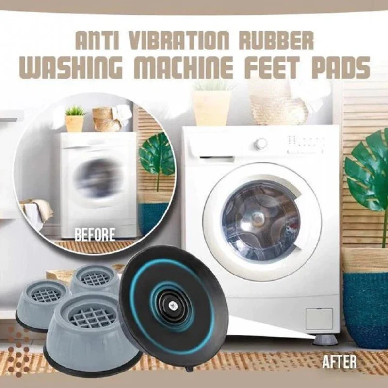Pack Of 4 Anti Vibration Feet Pads Washing Machine Shock Absorption Rubber Mat Anti-Vibration Pad Dryer Non-Slip Pad Rs 699 - Image 3