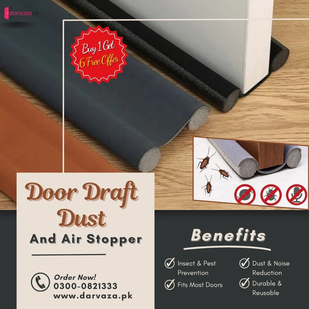 Pack of 7 Door Draft Dust and Air Stopper - Image 3
