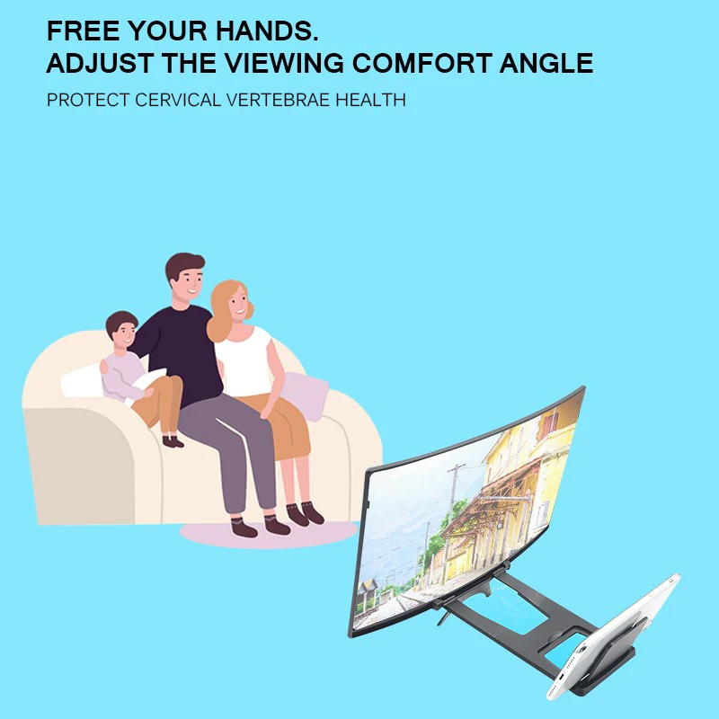 Phone Screen Magnifier L6 Wide Curved Screen in Super Premium Quality - Image 8