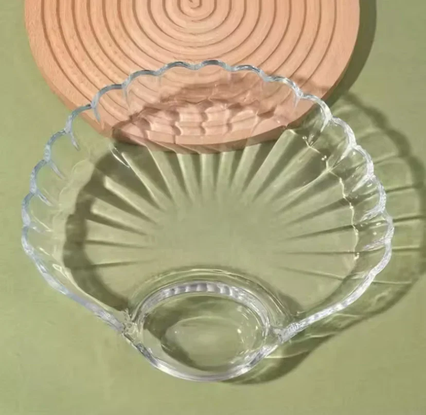 Plastic Shell Dumpling Plate – Salad & Snack Serving Bowl (Pack of 3) - Image 4