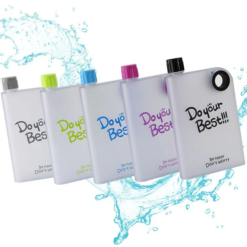 Portable Water Bottle in Notebook Design - Image 3