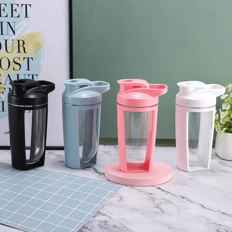 Premium Quality 600ml Protein Shaker Bottle with Whisk Mixing Ball for Outdoor and Sports - Image 7