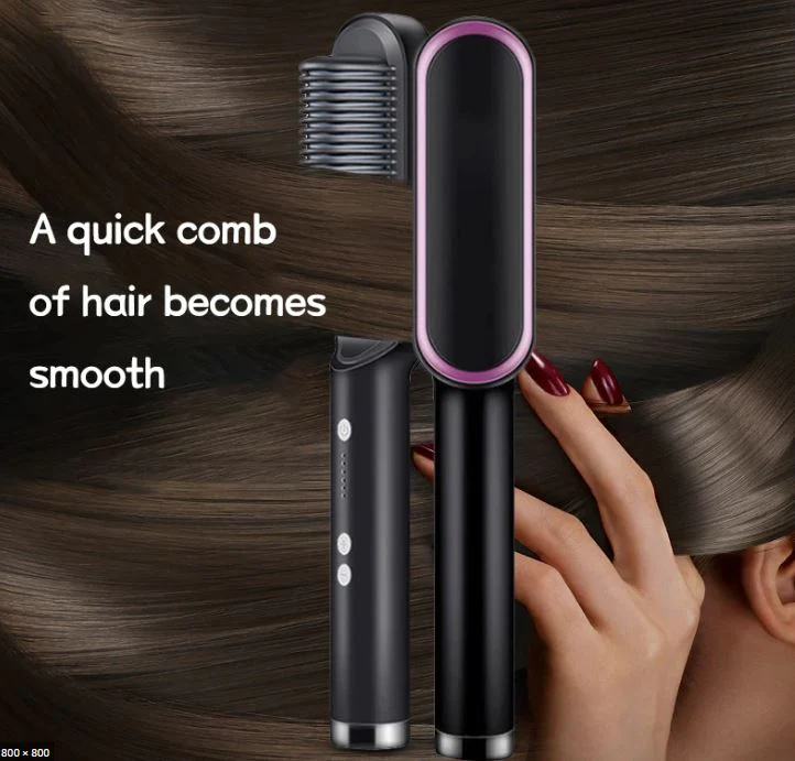 Multifunctional Professional Hair Comb Straighteners Curling Hair Iron - Image 13
