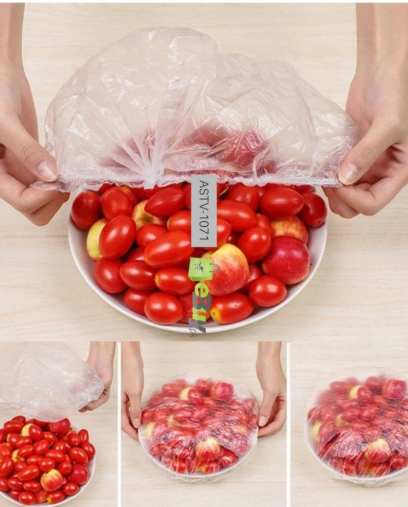 Reusable Disposable Food Cover Plastic Wrap Durable Elastic Food Lids Fruit Vegetable Storage Bag Elastic Bag Kitchen Fresh Rs 699 - Image 5