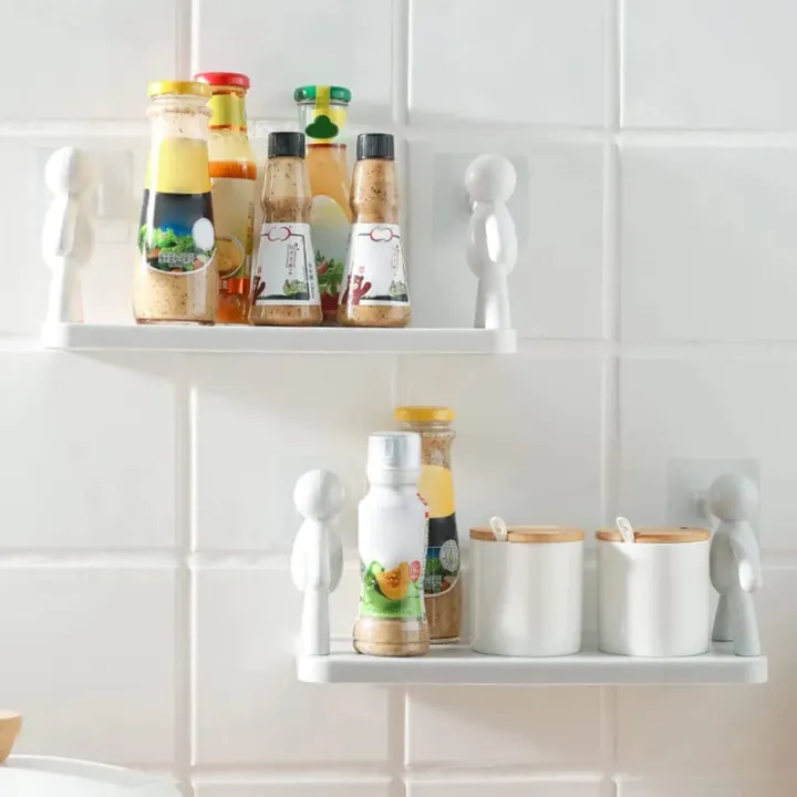 Set of 2 Human Shaped Wall Mounted Storage Shelves - Image 3