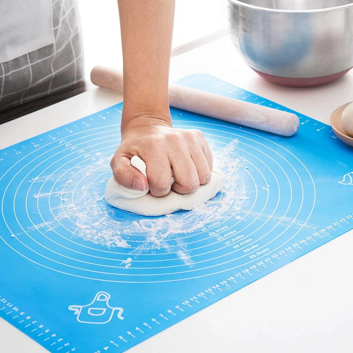 Silicone Kitchen Kneading Dough Mat Cooking Cake Baking Mat - Image 4