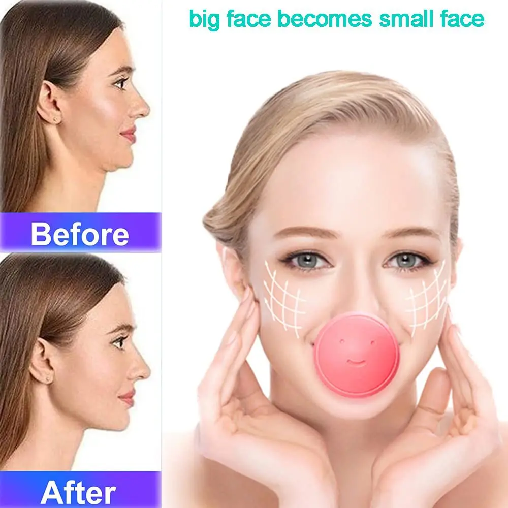 Silicone V Face Facial Lifter and Double Chin Slim Skin Care Tool and Massager Remove Muscle Lines - Image 4