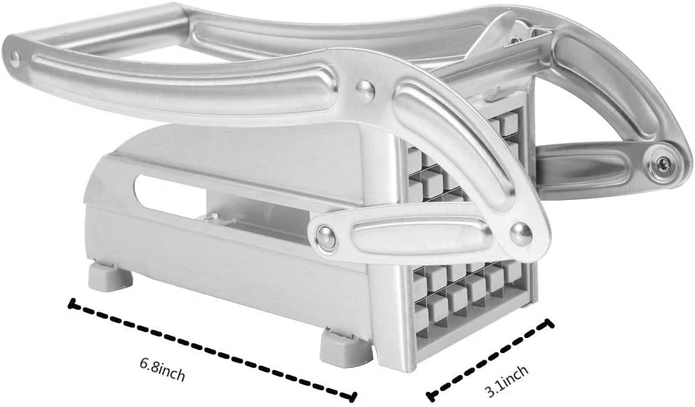 Stainless Steel French Fry Cutter Potato Slicer and Chipper Chip Cutter for Potatoes Carrots Cucumbers - Image 6