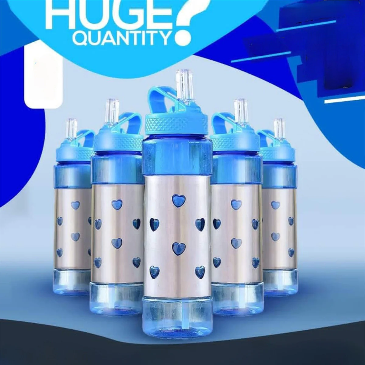 Steel Water Bottle With Ice Pack Inside For Travelling Home and Outdoor Use - Image 2