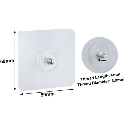 Punch Free Self Adhesive Screw Wall Hook For Home and Outdoor Use - Image 16