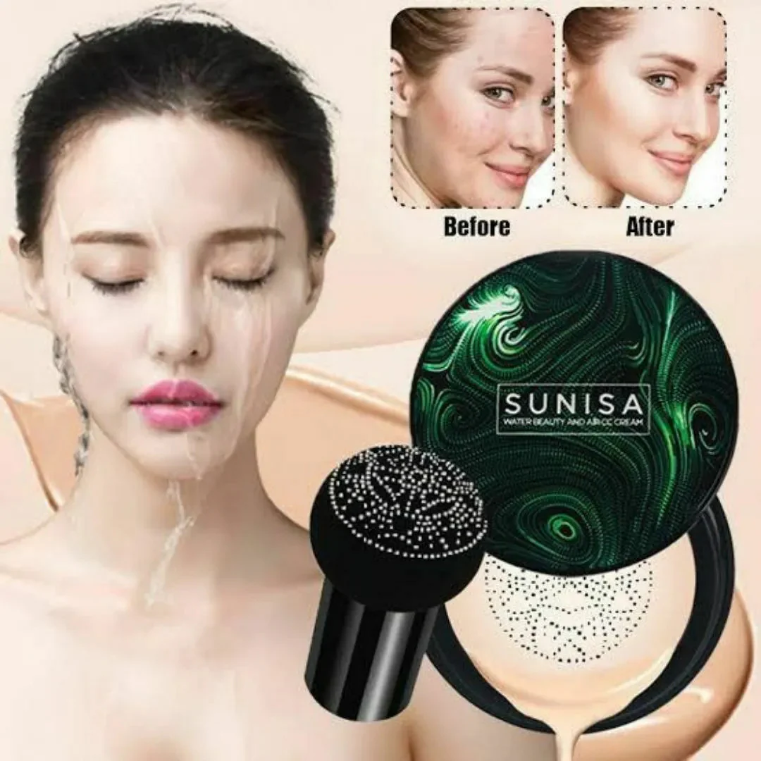 Sunisa Mushroom Head Air Cushion BB CC Cream Base Foundation - Image 2
