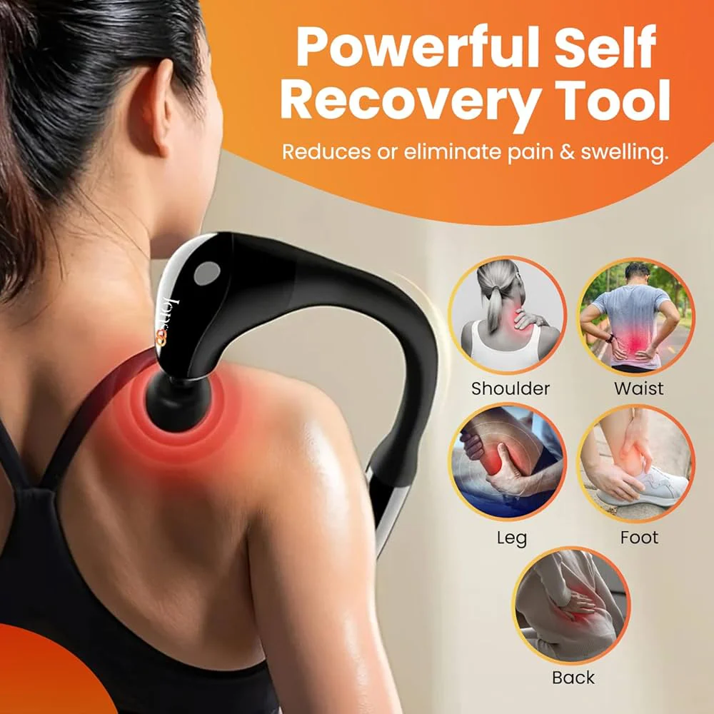Upgrade Extension Handle Back Massage Percussion Hammer for Athletes for Muscle Pain Relief Gun - Image 2