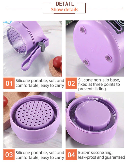 USB Rechargeable Juicer 6 Blades Electric Blender Portable Mixer - Image 8