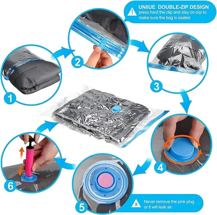 Vacuum Storage Bags | Space Saver Bags for Clothes & Bedding - Image 2