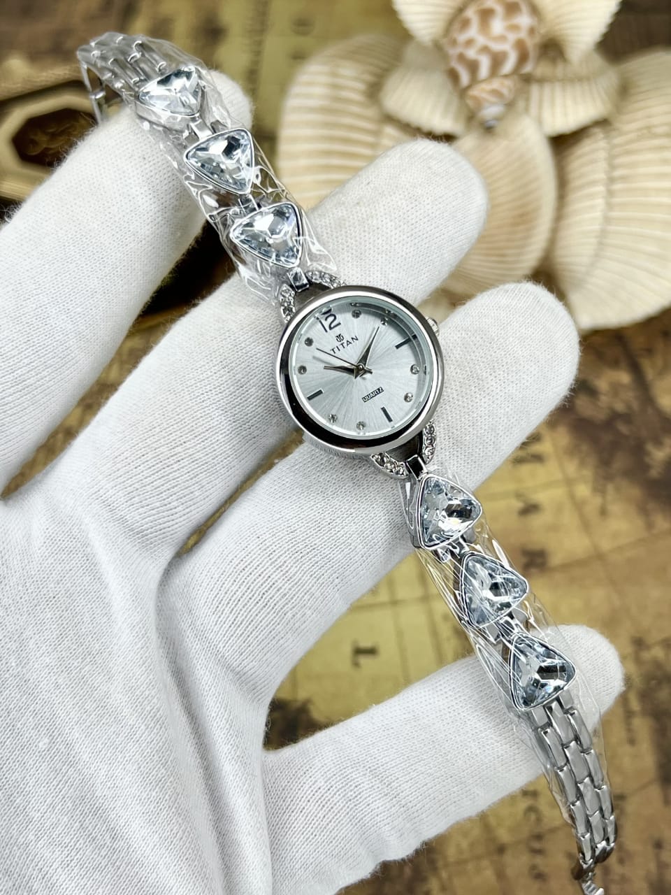 Women’s Titn Diamond Quartz Watch (Random Color Combo) - Image 3