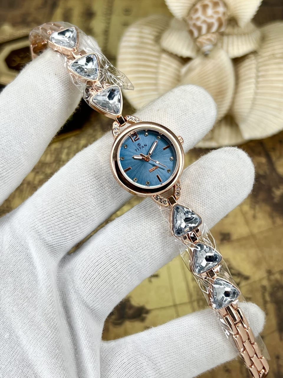 Women’s Titn Diamond Quartz Watch (Random Color Combo) - Image 4